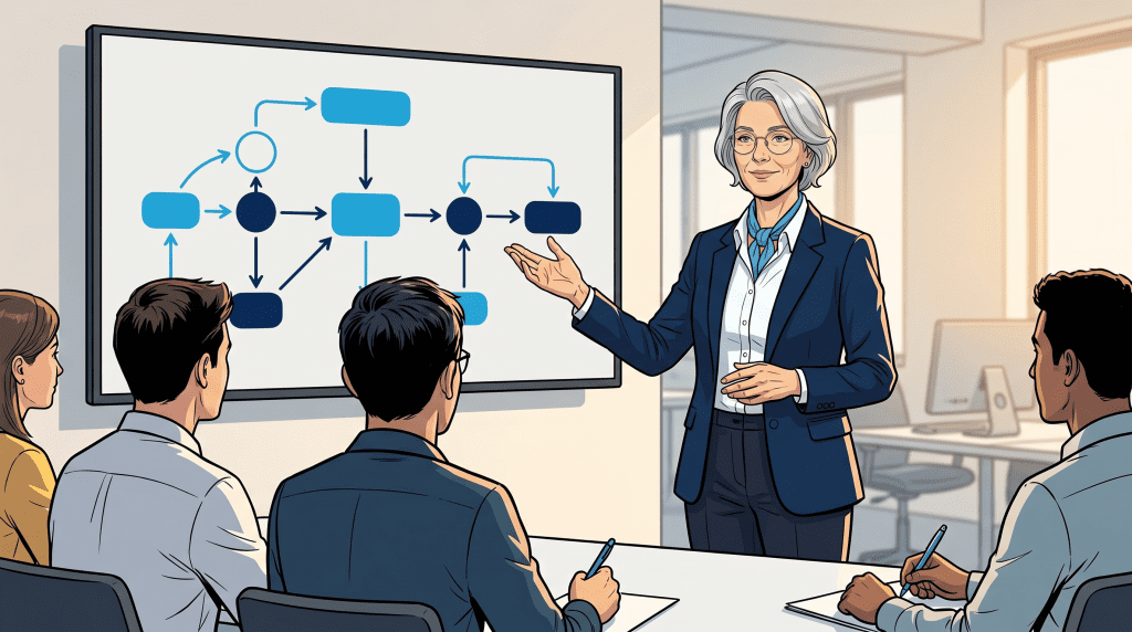 Formatrice Versusmind animant une session de formation