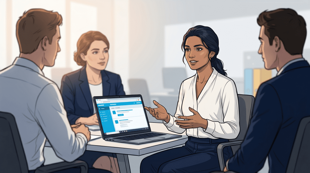 Consultante Versusmind intégrée dans une équipe client